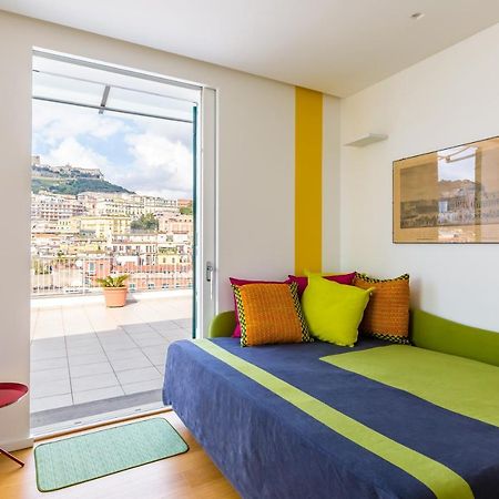 Seaview Terrace 360°& Elegant Loft Nápoles Exterior foto
