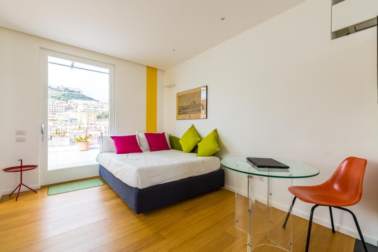 Seaview Terrace 360°& Elegant Loft Nápoles Exterior foto