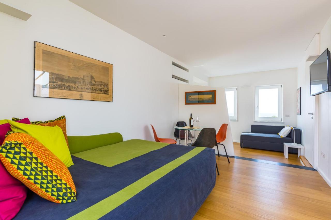 Seaview Terrace 360°& Elegant Loft Nápoles Exterior foto