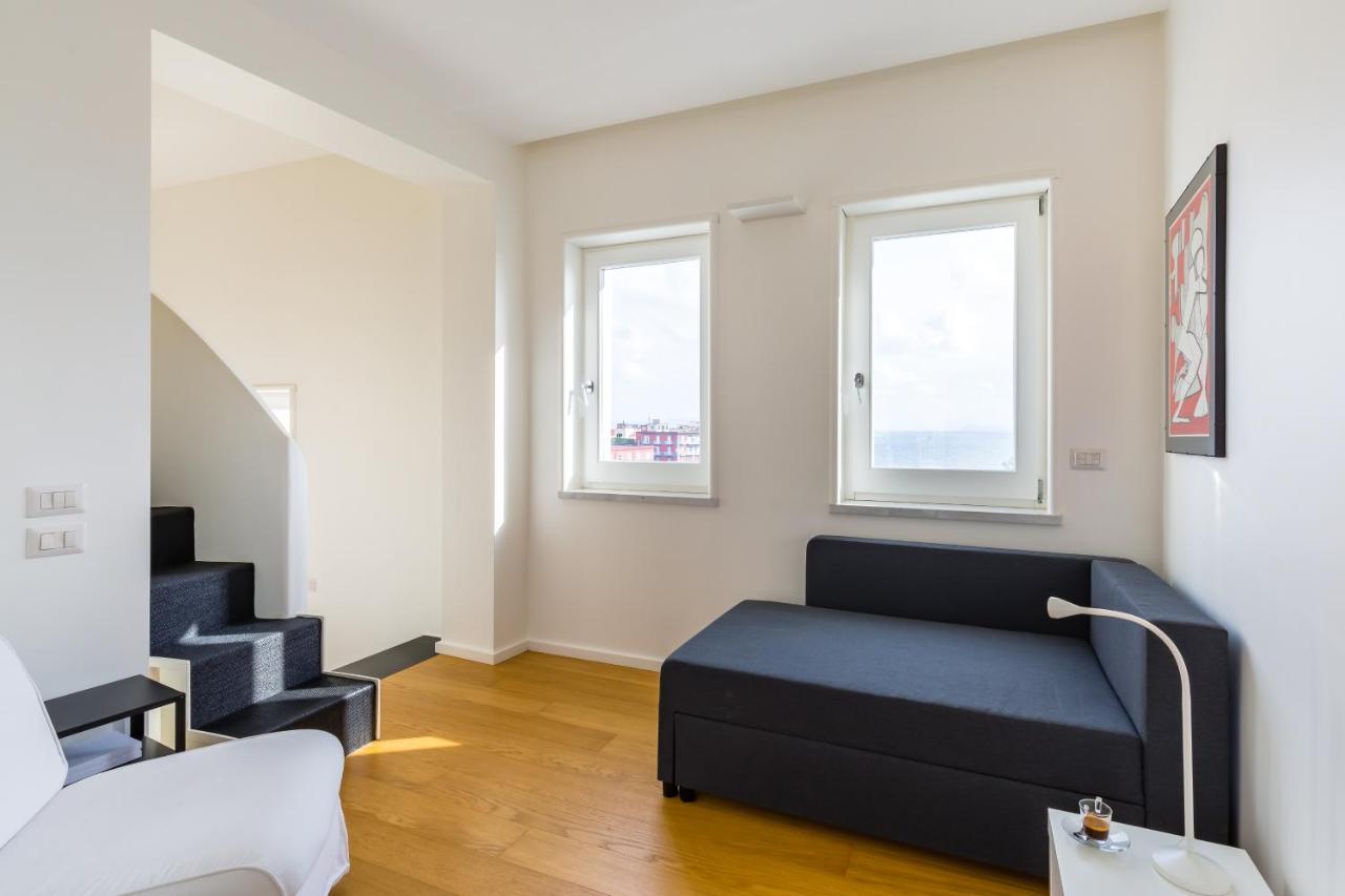 Seaview Terrace 360°& Elegant Loft Nápoles Exterior foto