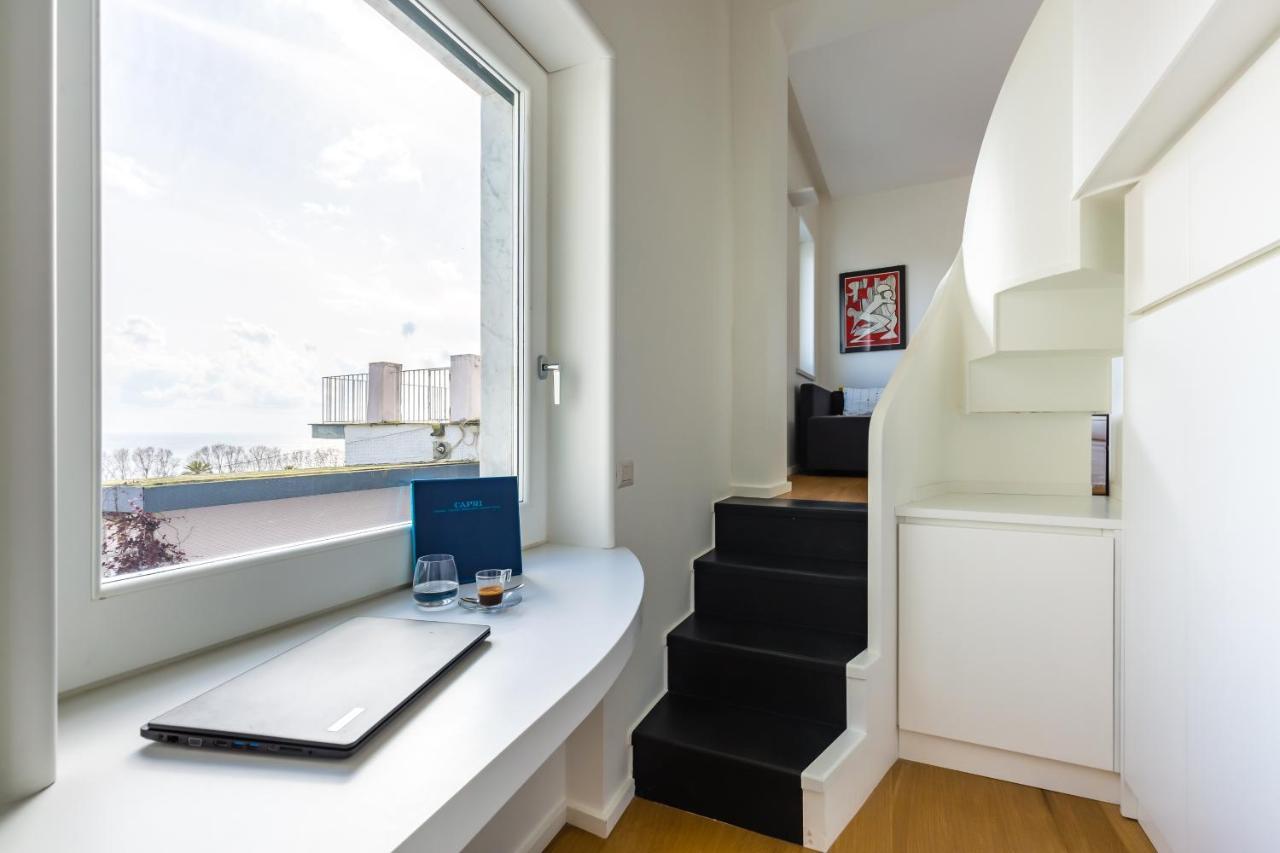 Seaview Terrace 360°& Elegant Loft Nápoles Exterior foto