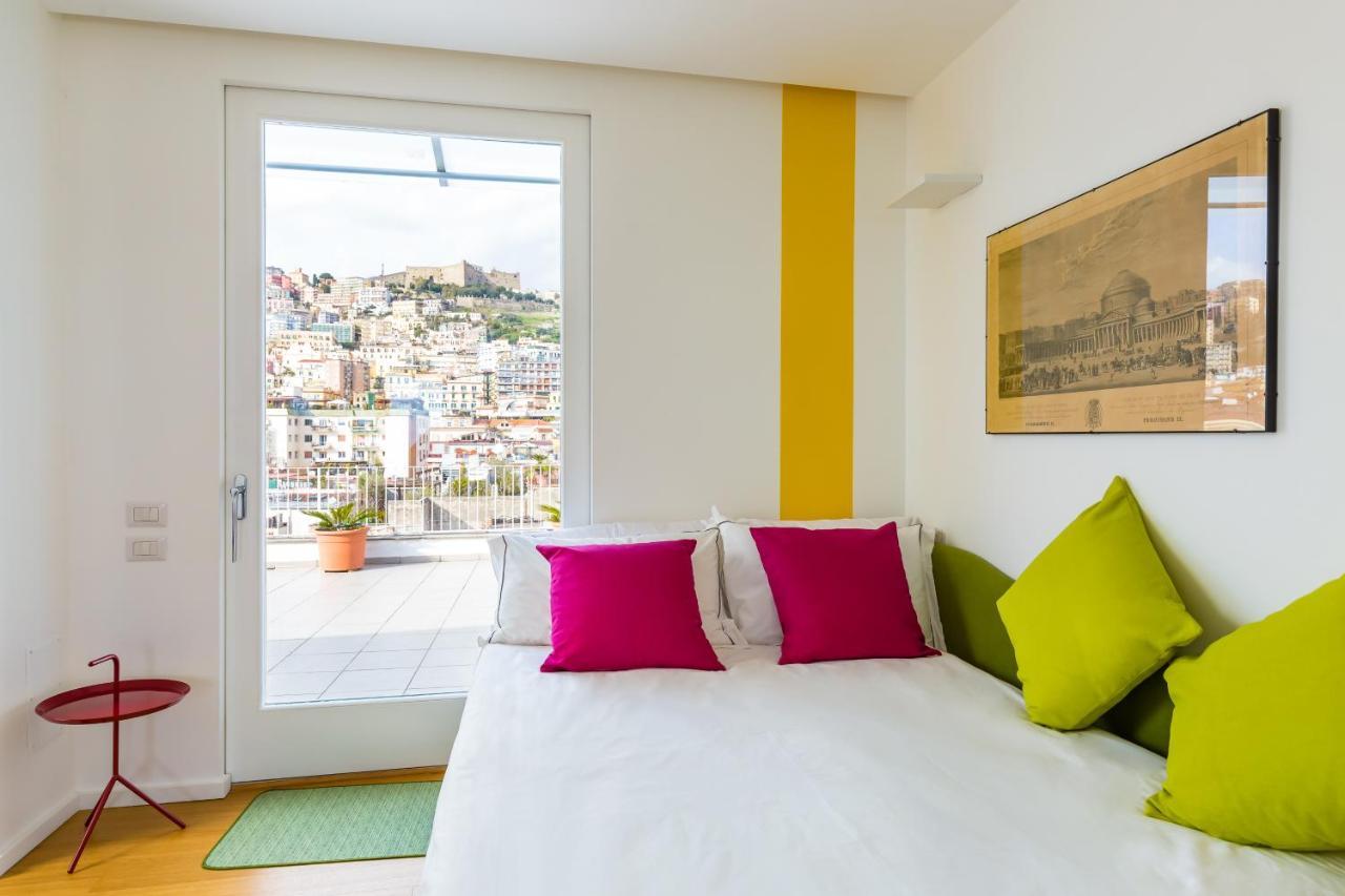Seaview Terrace 360°& Elegant Loft Nápoles Exterior foto