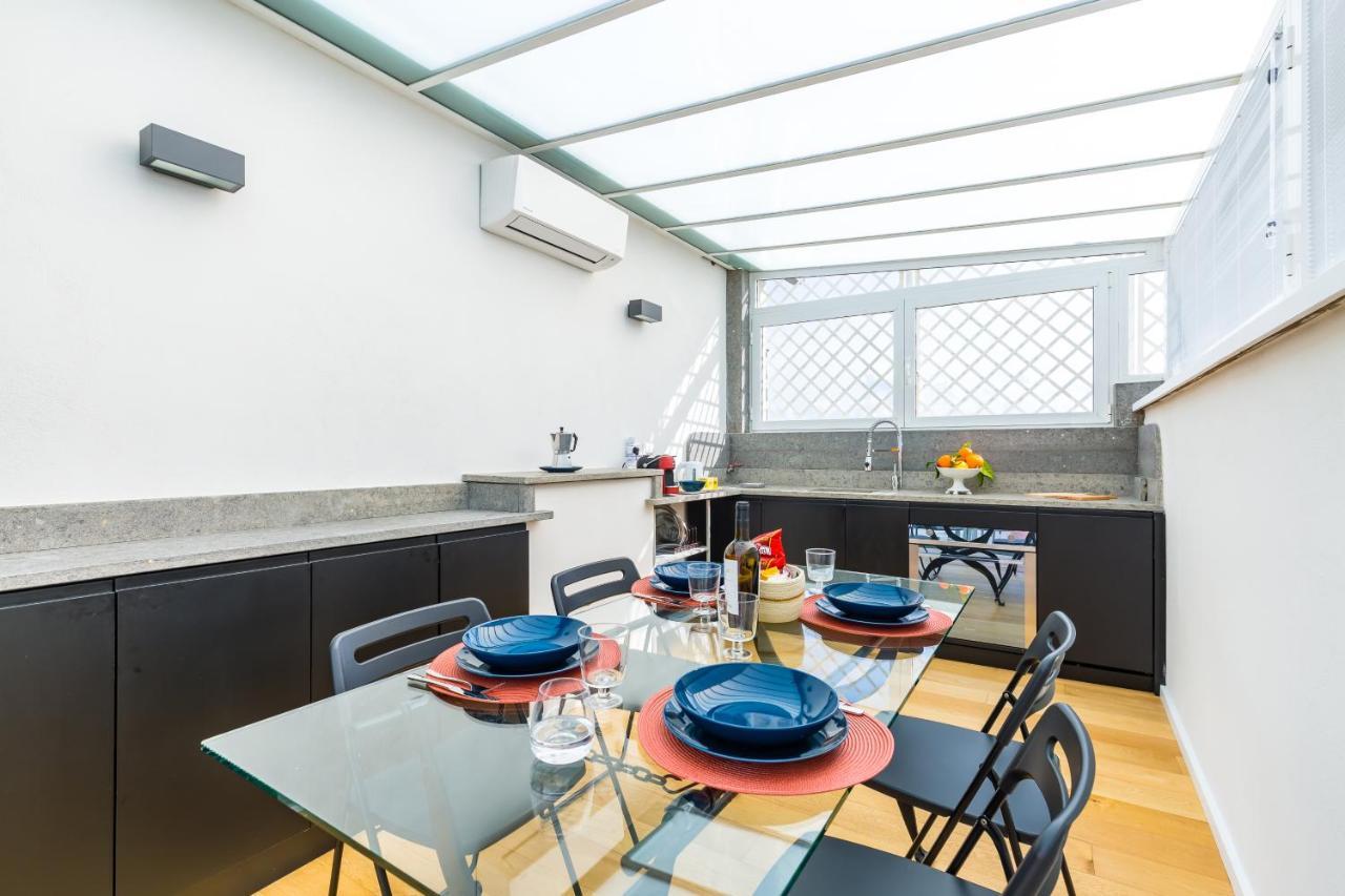 Seaview Terrace 360°& Elegant Loft Nápoles Exterior foto